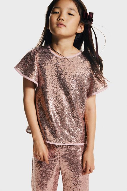 Sequined top - pink