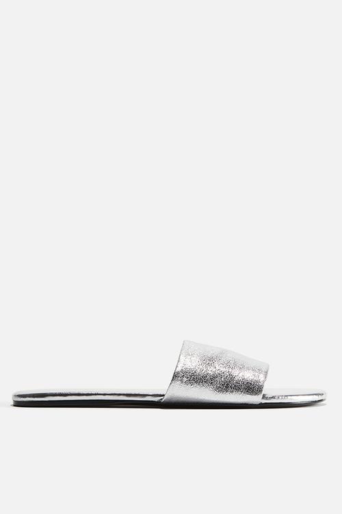 Sandals - silver-coloured
