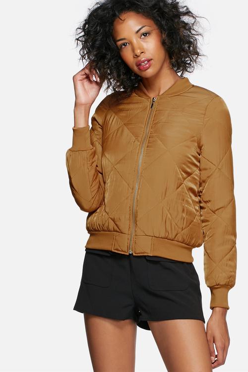 Gina satin bomber