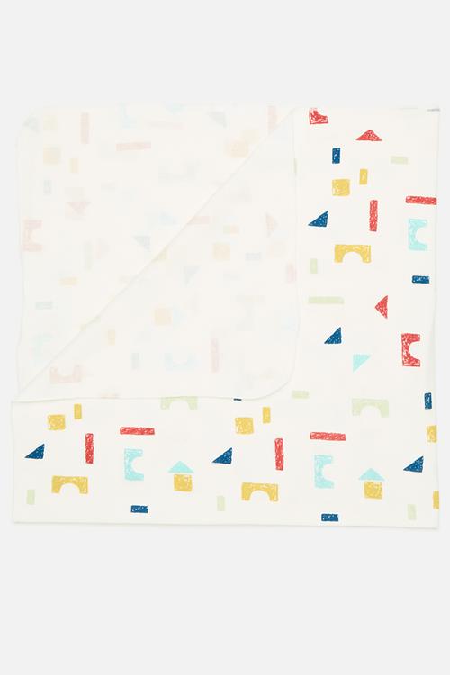 Printed swaddle blanket - multi
