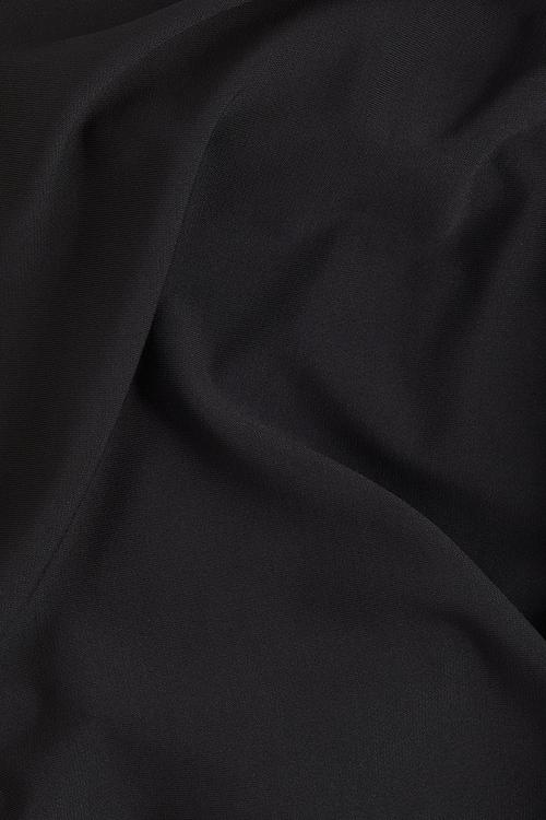 Ruched strappy top - black