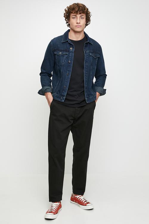 Denim Loose Fit Jean - Black Regular Length