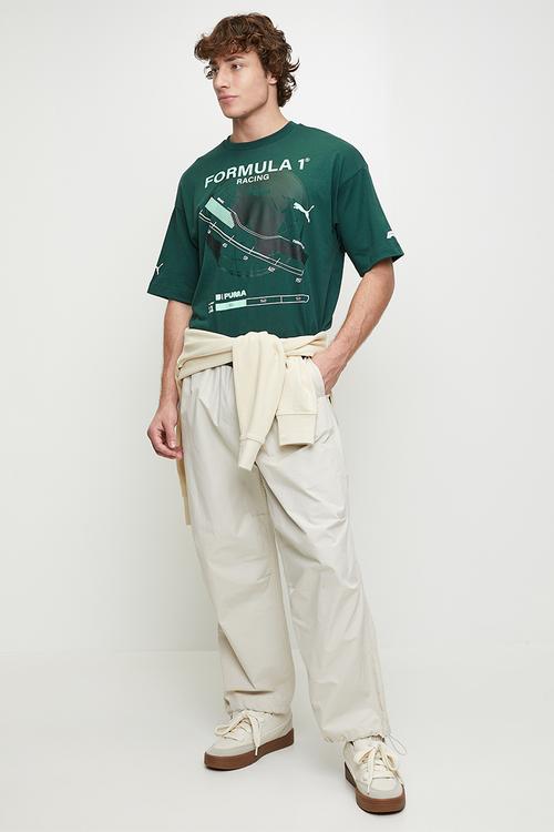 F1 Graphic Tee Relaxed - Green Terrain