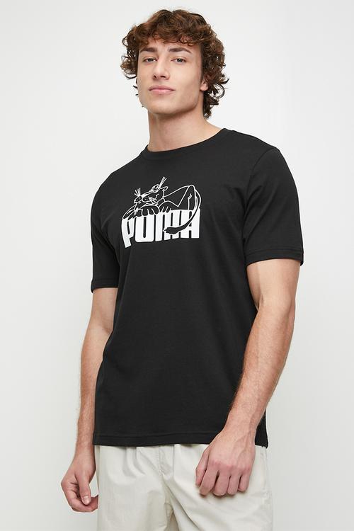 Graphic Super Puma Tee - Puma Black