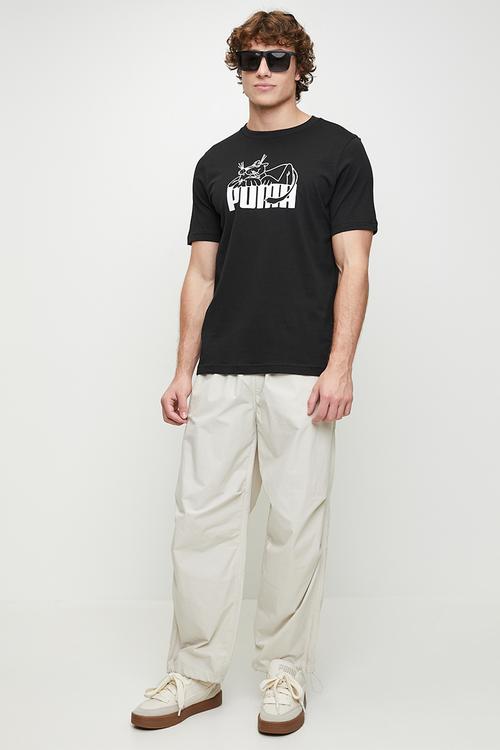 Graphic Super Puma Tee - Puma Black
