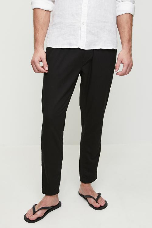 Cotton Twill Pant - Black