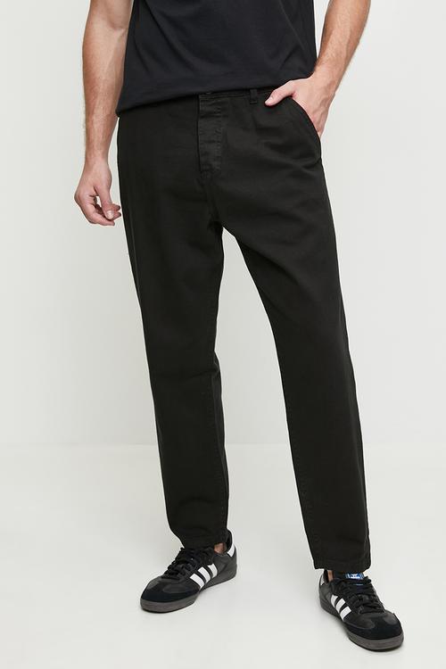 Denim Loose Fit Jean- Black Long Length