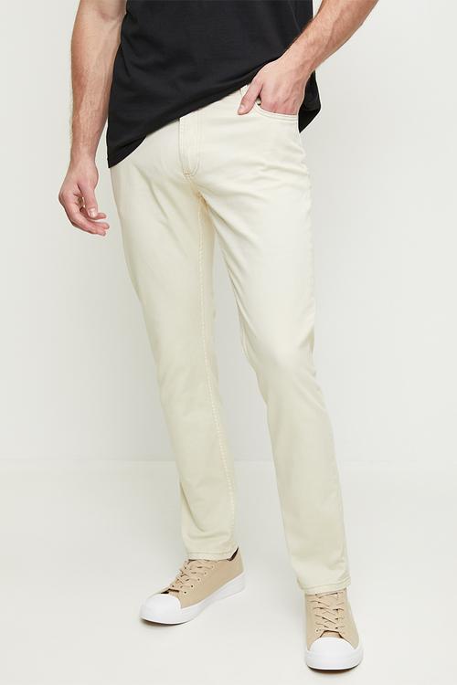 Julien pjc overdyed pant - stone	