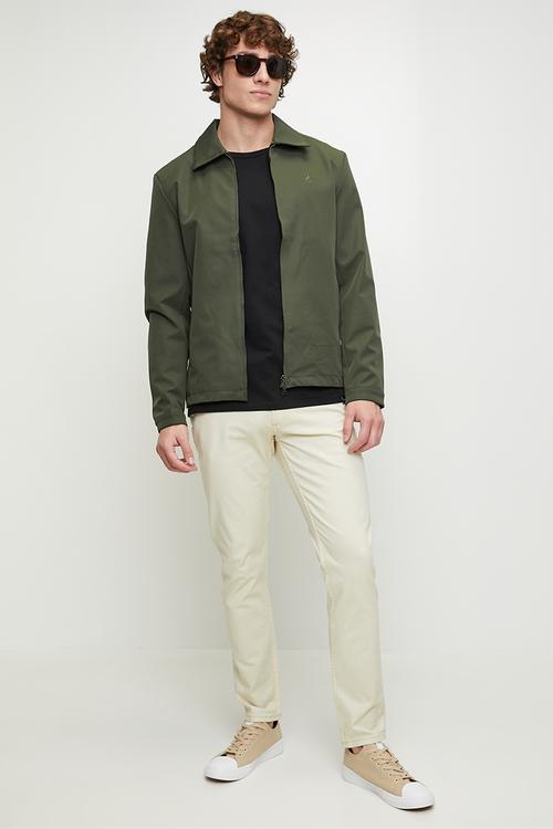 Julien pjc overdyed pant - stone	