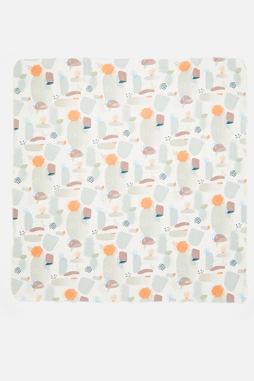 Printed swaddle blanket- multi