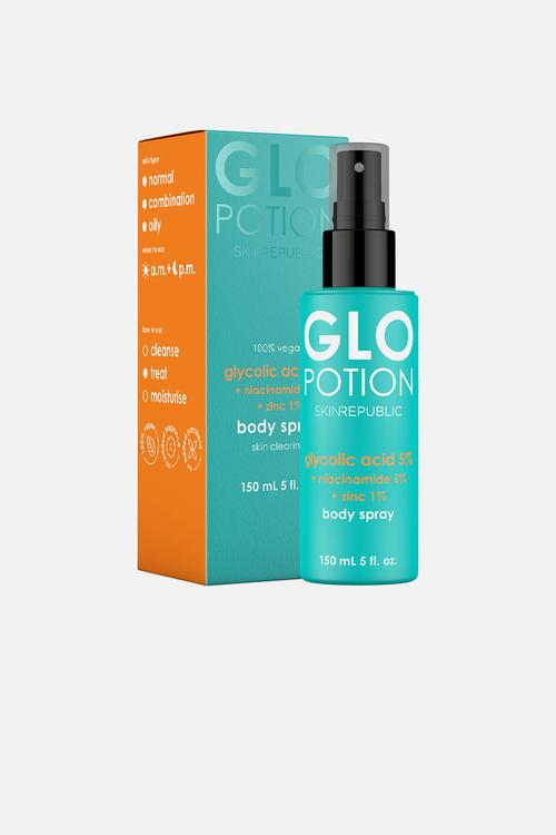 GloPotion Glycolic Acid 5% + Niacinamide 5% + Zinc Body Spray