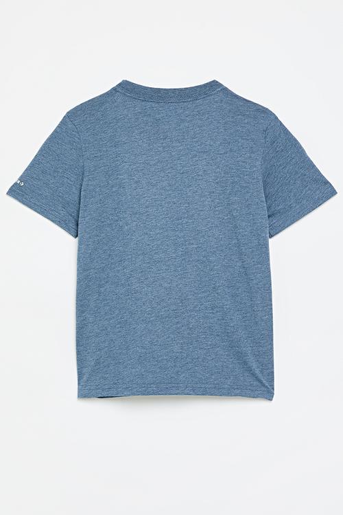 Cnvb Dissected Chuck Patch Short Sleeve Tee - Slacker Blue Heather