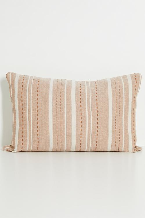 Serene Cotton Muslin Cushion Cover - Rust