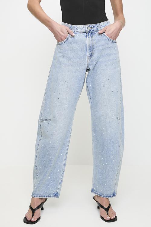 Baggy Dad Barrel Jeans - Dazzle Me