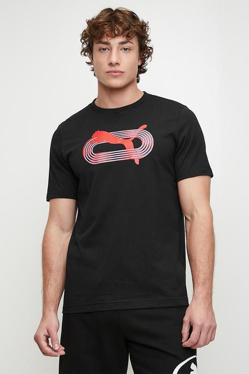 GRAPHIC Circle Tee - PUMA Black