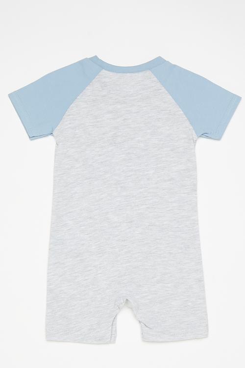 Short sleeve romper - grey