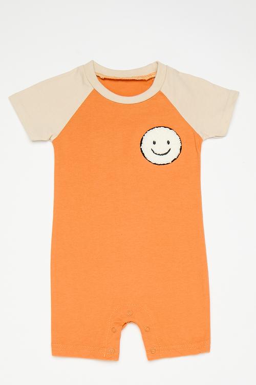 Smiley romper - orange