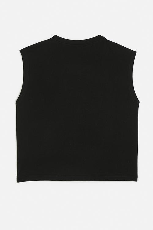 Sleeveless tee - black/another day in paradise