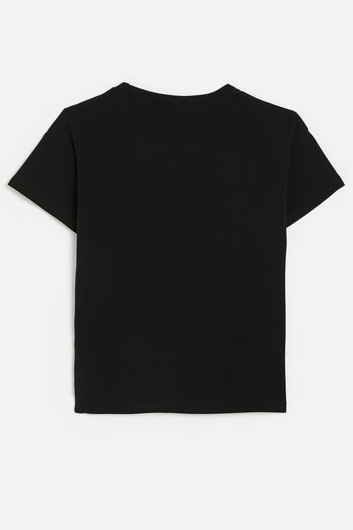 Dino print tee - black