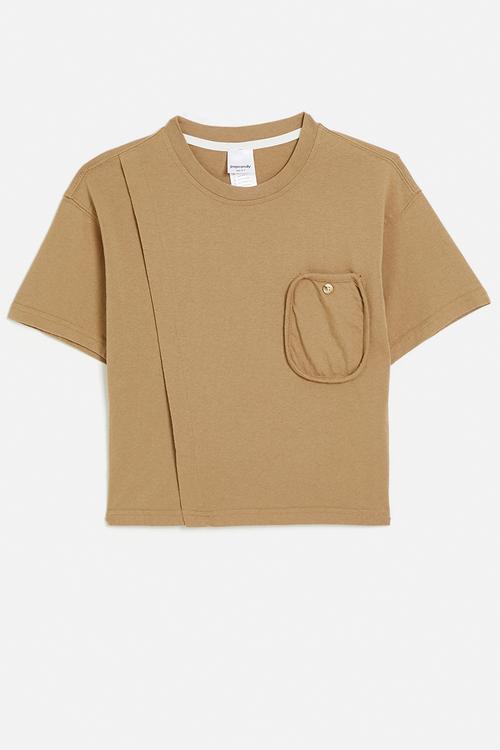 Pocket tee - brown