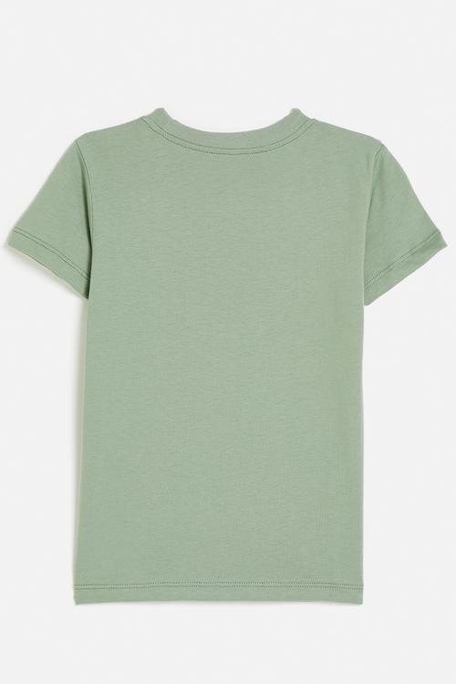 Bulldozer graphic tee - calm green