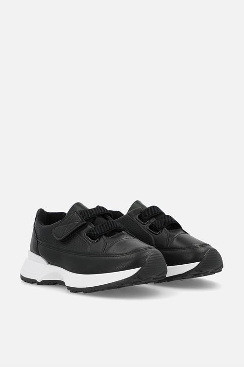 Twin strap sneakers - black