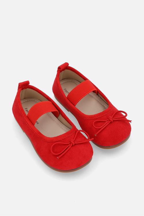 Bowknot pumps - red