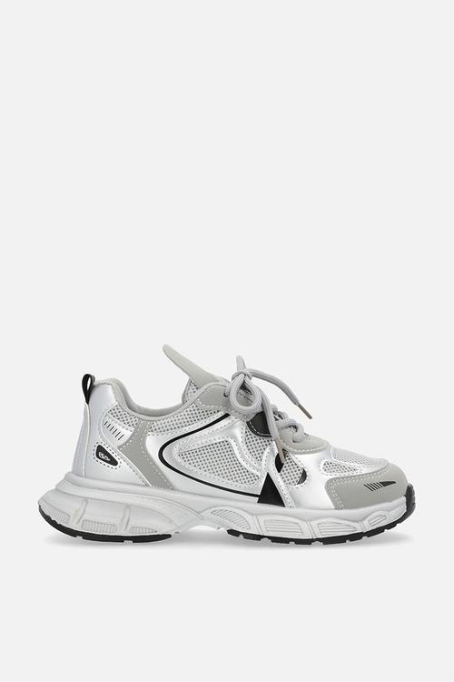Lace up sneakers - grey