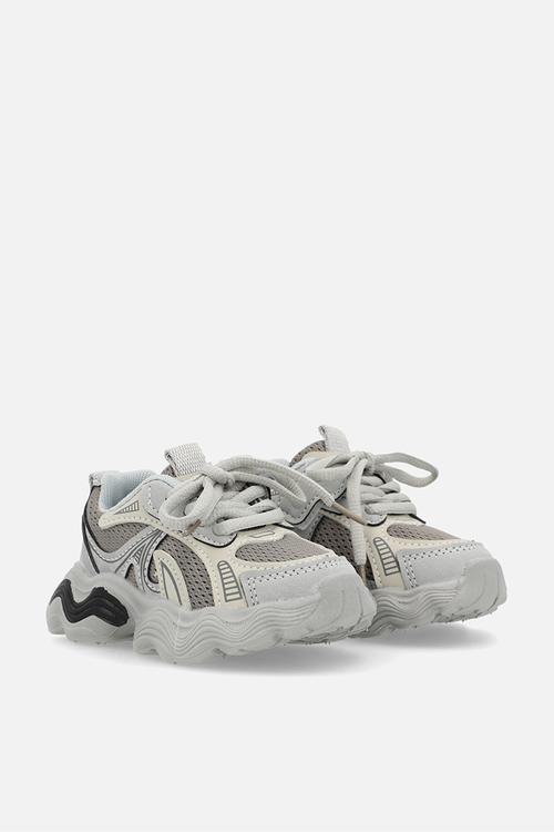 Lace up sneakers - grey
