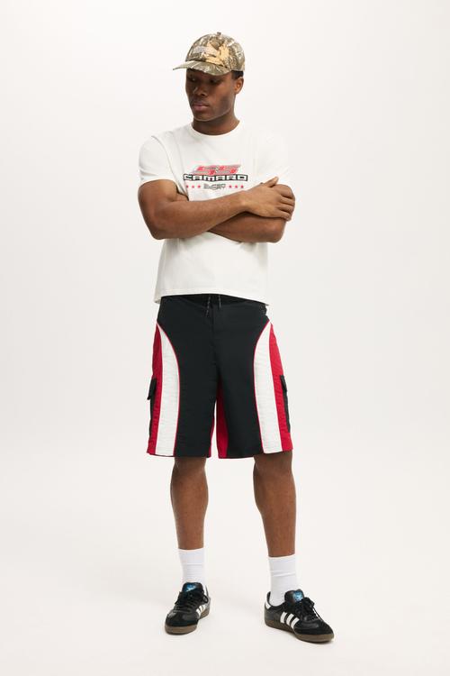 Board Short - Black/White/Red
