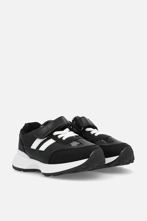 Lace up sneakers - black