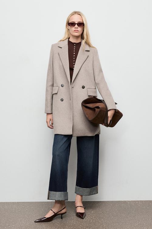 Coat dali - light brown