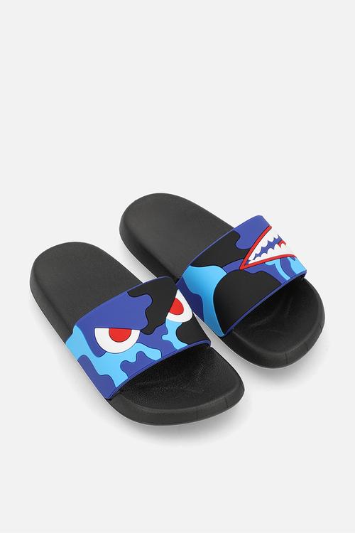 Novelty slides - blue/multi