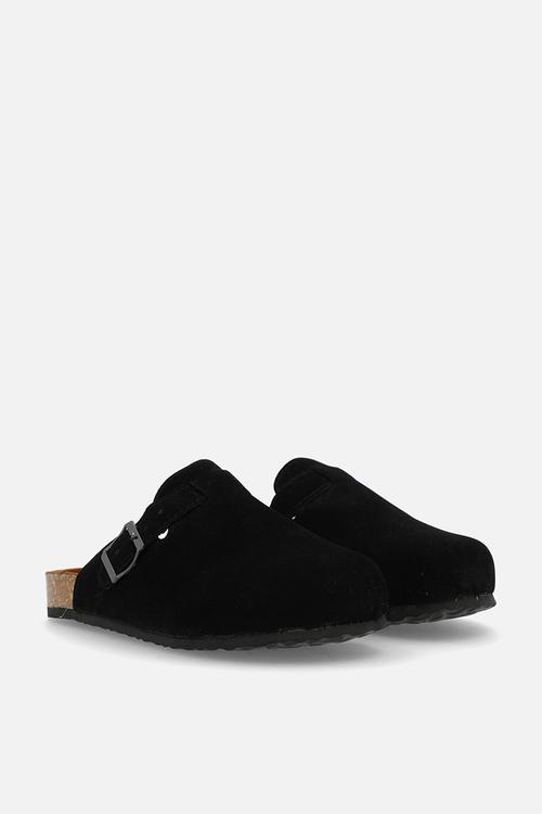 Closed toe sandals - black