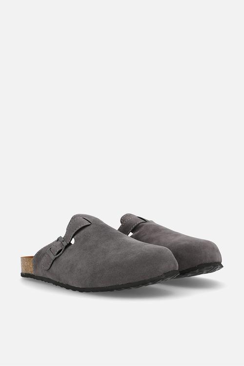 Closed toe sandals - charcoal grey