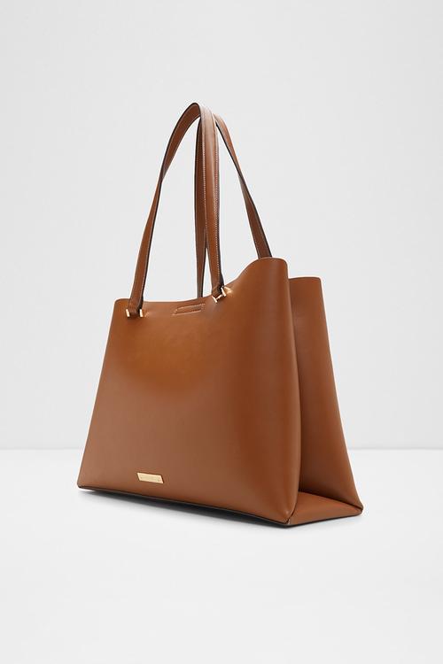 Korer top handle bag - cognac