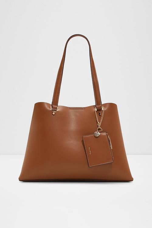 Korer top handle bag - cognac