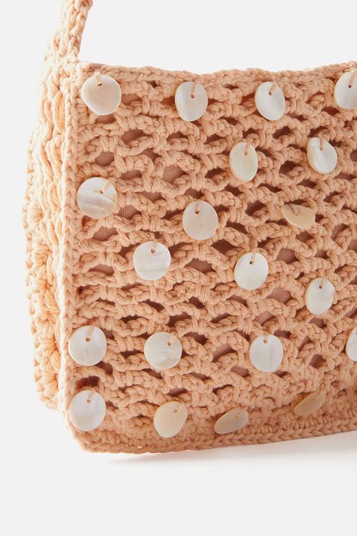 Bree crochet underarm bag - mango