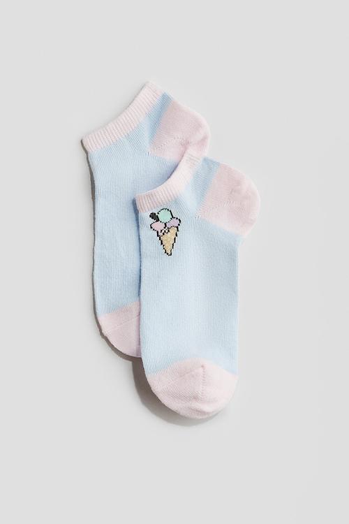 7-Pack trainer socks - pink/turquoise