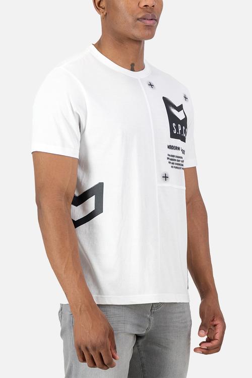 Judd Tee  - Regular Fit Fashion Tees Optical White