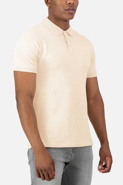 Mullen Golfer  - Slimline Fit Signature Polos Cream