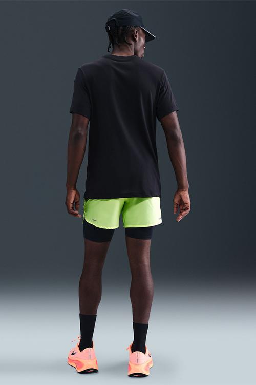 Dri-FIT Energy Verb  Run Tee - Black/Volt