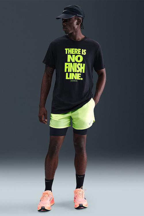 Dri-FIT Energy Verb  Run Tee - Black/Volt