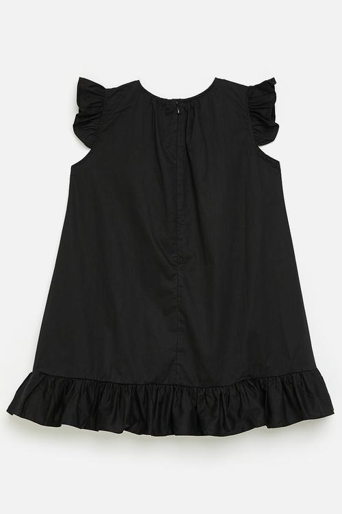 Cap sleeve dress - black