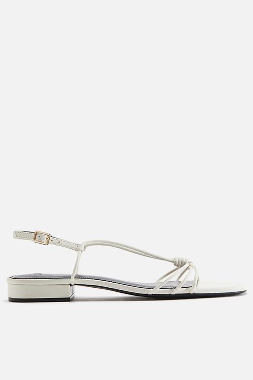 Strappy sandals - white
