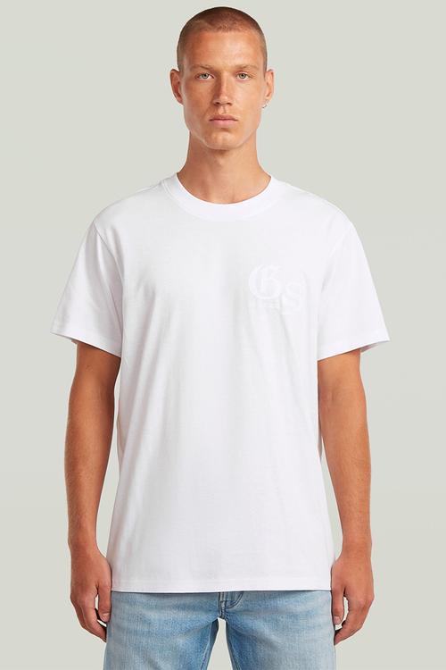 Flock back gr loose r t - white