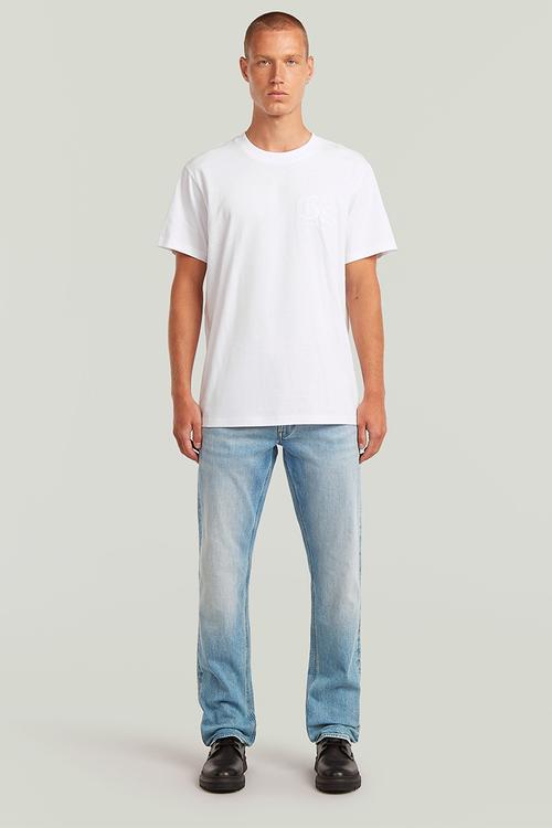 Flock back gr loose r t - white