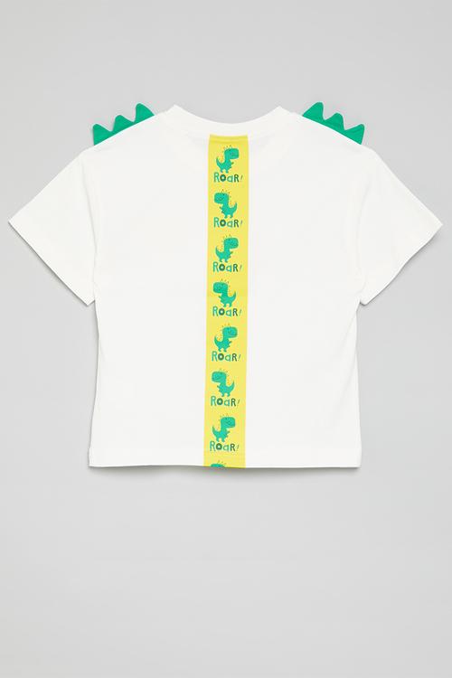 Applique tee - white