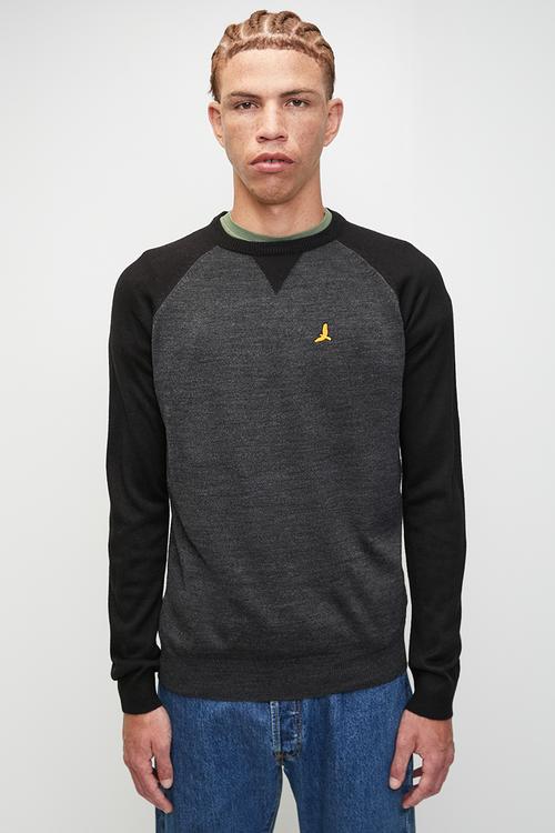 Knitted - Dk Charcoal Mel/ Jet Black