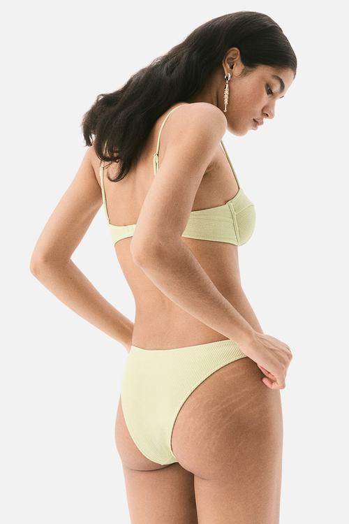 Cheeky bikini bottoms -  pistachio green
